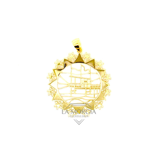 PRESENTOSA | Ciondolo Argento Dorato 925‰ diam. 3,3 cm | CI PMF03G