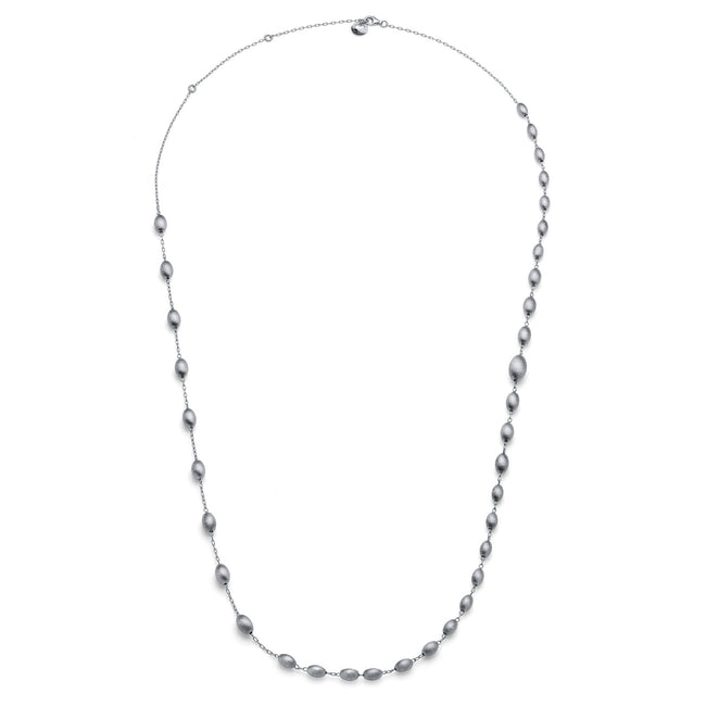 UNOAERRE | Collana lunga in argento satinato | 6659