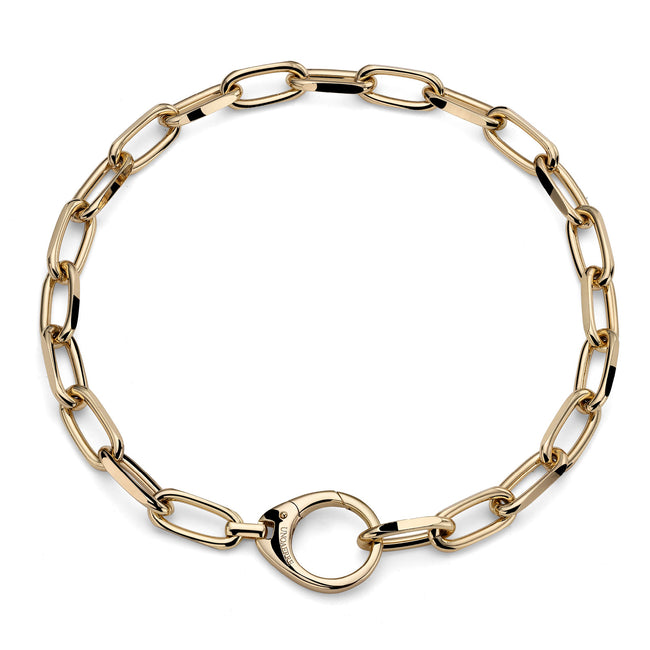 UNOAERRE | Collana maxi moschettone dorata | 2777