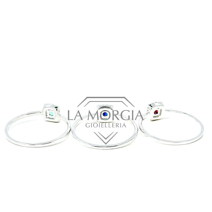 CRIVELLI | Anelli Rubino Zaffiro Smeraldo | 370-XR 9615 / 4726 / 4727