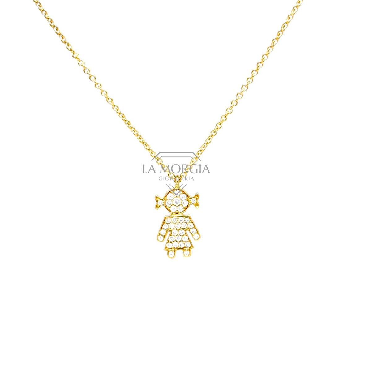 CRIVELLI | Easy Girocollo bimba oro e diamanti | 289-VP7597