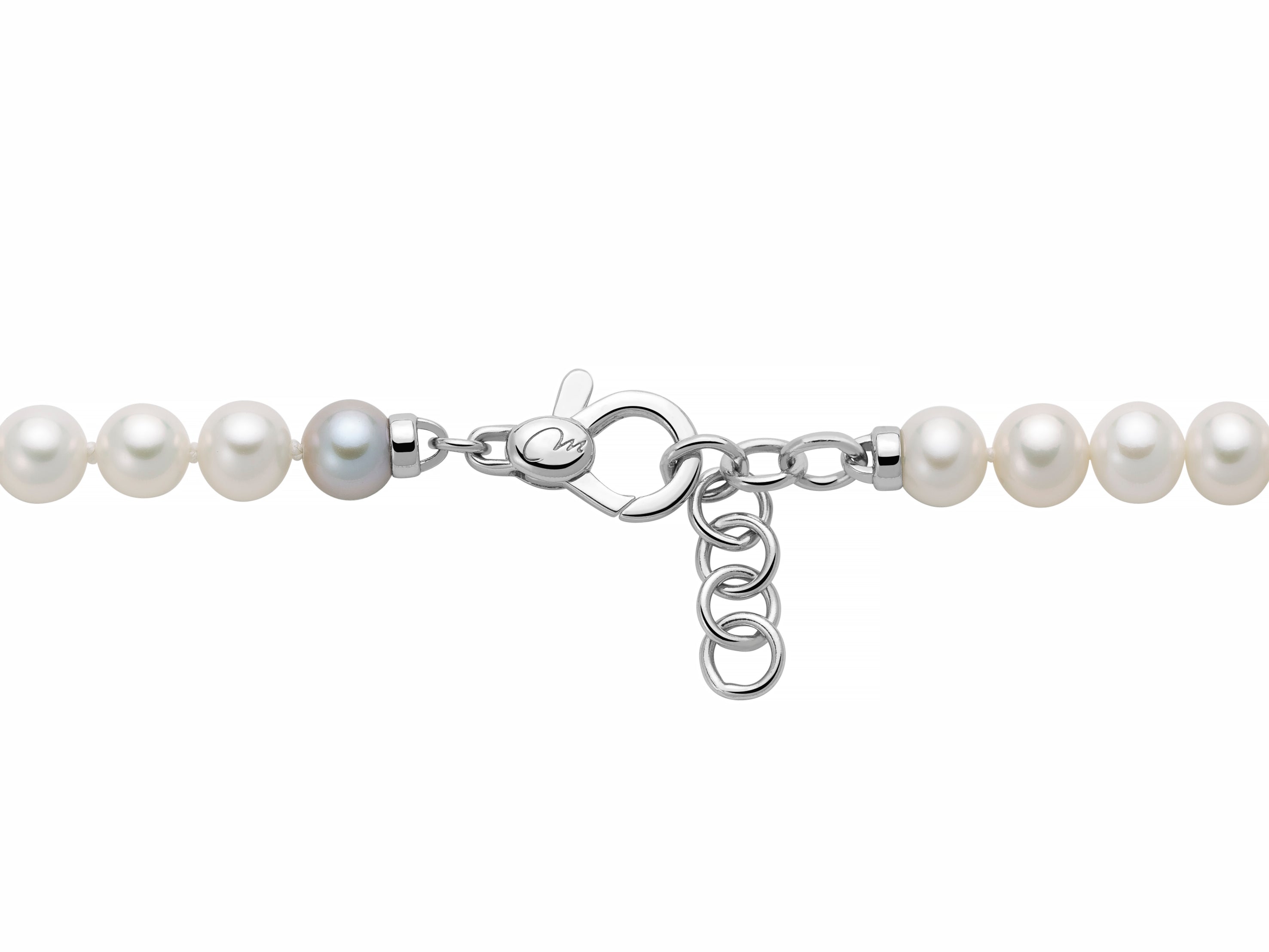 MILUNA | Collana di perle collezione uomo media | PCL6430