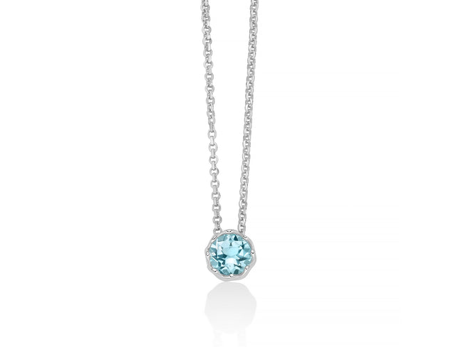 MILUNA | Collier Unica Colibrì con Gemma del Cielo piccola | CLD5108