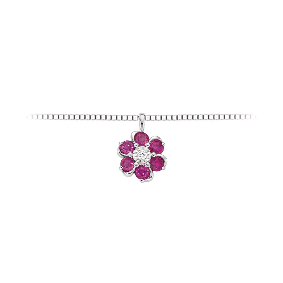 DONNAORO | Girocollo Rubini e Diamanti | DHPR9239.002