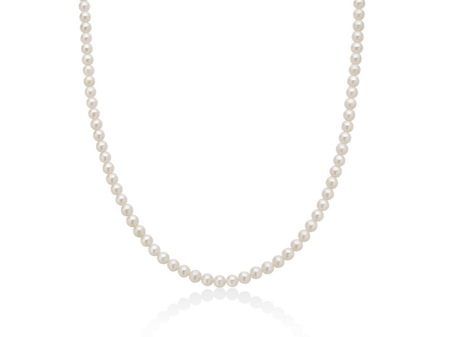 MILUNA | Filo di perle Oriente 40 cm con chiusura in argento 4,5-5 mm | PCL6599