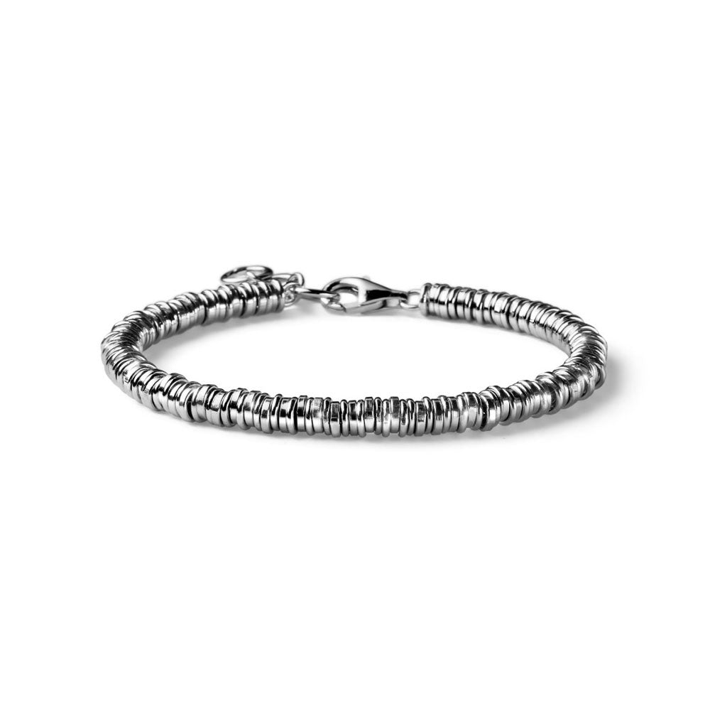 MARIA CRISTINA STERLING | BRACCIALE UOMO SNAKE CERCHIETTI ARGENTO 925 | G3594