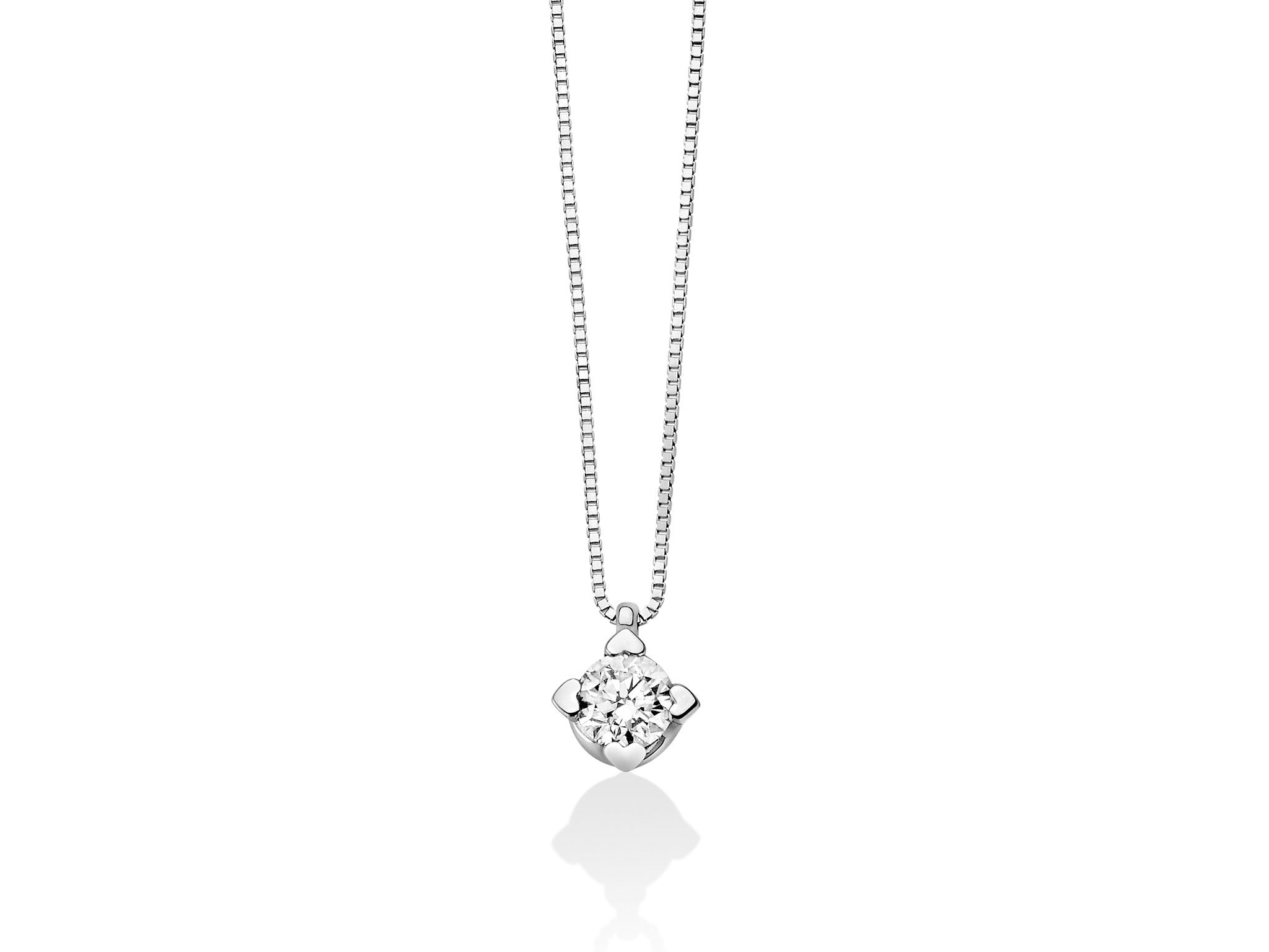 MILUNA | COLLIER PUNTO LUCE 4 griffes cuore | CLD4125