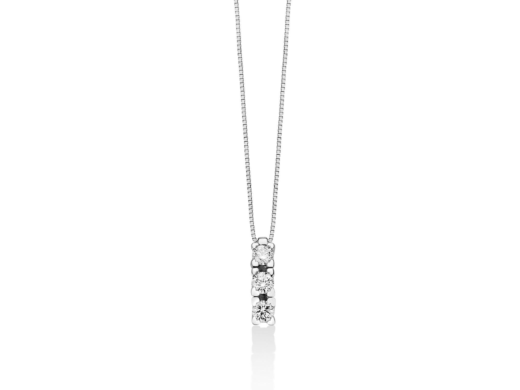 MILUNA | COLLIER trilogy 4 griffes cuore | CLD4136