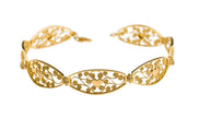 PRESENTOSA | Bracciale Filigrana Argento Dorato 925‰ | BR 001G