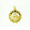 PRESENTOSA | Ciondolo Argento Dorato 925‰ diam. 2,7 cm | CI PMF02G