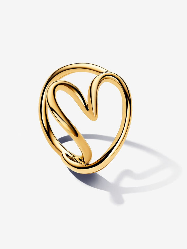 PANDORA ESSENCE | Anello Cuore Linea Sinuosa | 163288C00