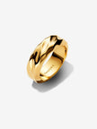 PANDORA ESSENCE | Anello Fascia Larga Dune Placcatura in Oro 14k | 163886C00