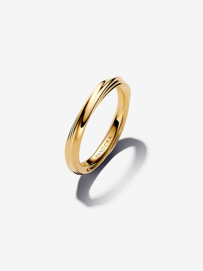 PANDORA ESSENCE | Anello Linea Avvolgente Placcatura in Oro 14k | 163888C00