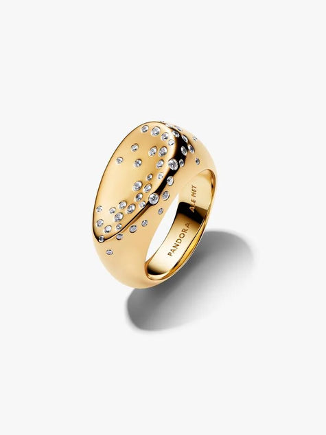 PANDORA ESSENCE | Anello Sigillo Grande con Pietre Luminose | 164671C01