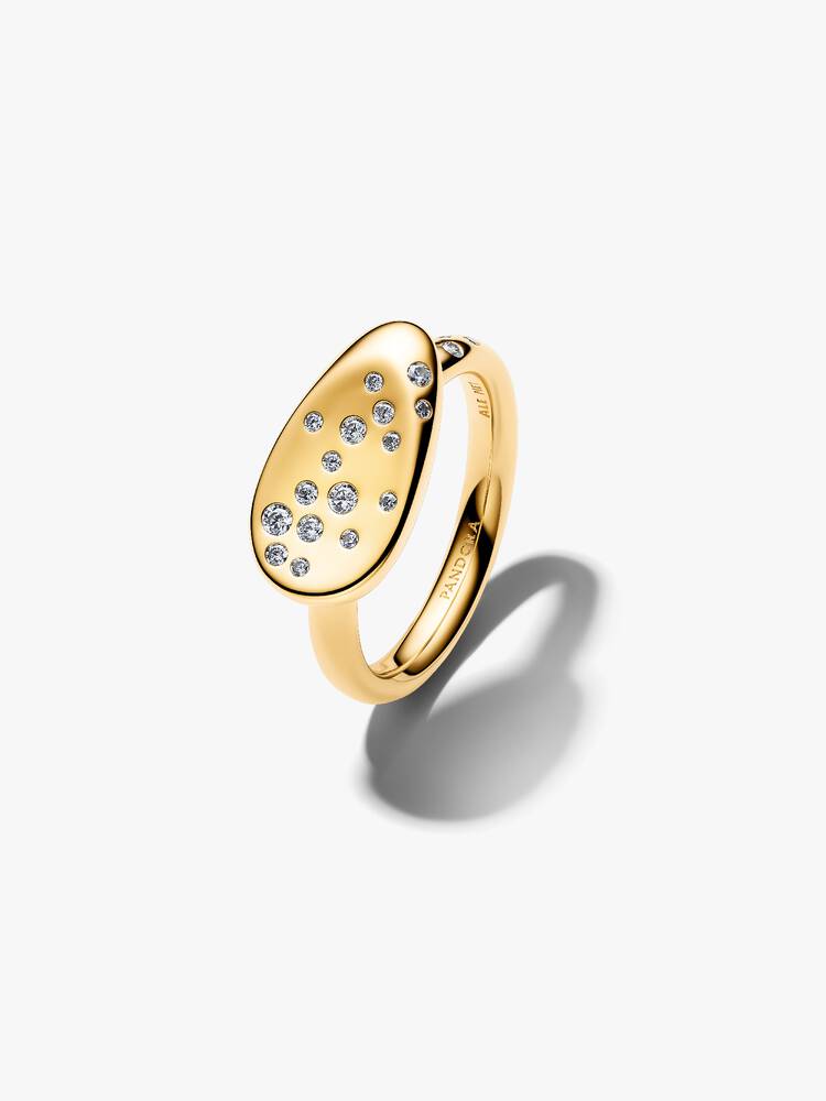 PANDORA ESSENCE | Anello Sigillo con Pietre Luminose | 164707C01