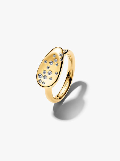 PANDORA ESSENCE | Anello Sigillo con Pietre Luminose | 164707C01