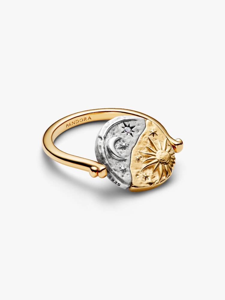 PANDORA TALISMAN | Anello Medallion Sole e Luna 
