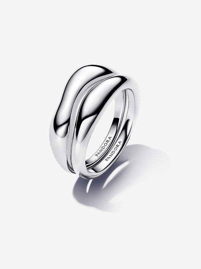 PANDORA ESSENCE | Anello Linea Sinuosa Divisibile Argento Sterling 925 | 193264C00