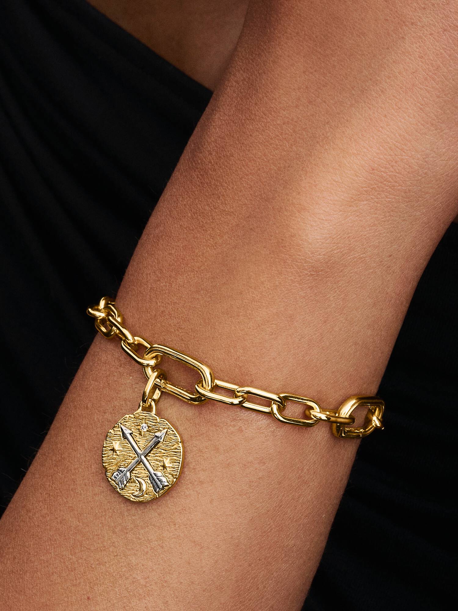 PANDORA TALISMAN | Charm Medallion Frecce 