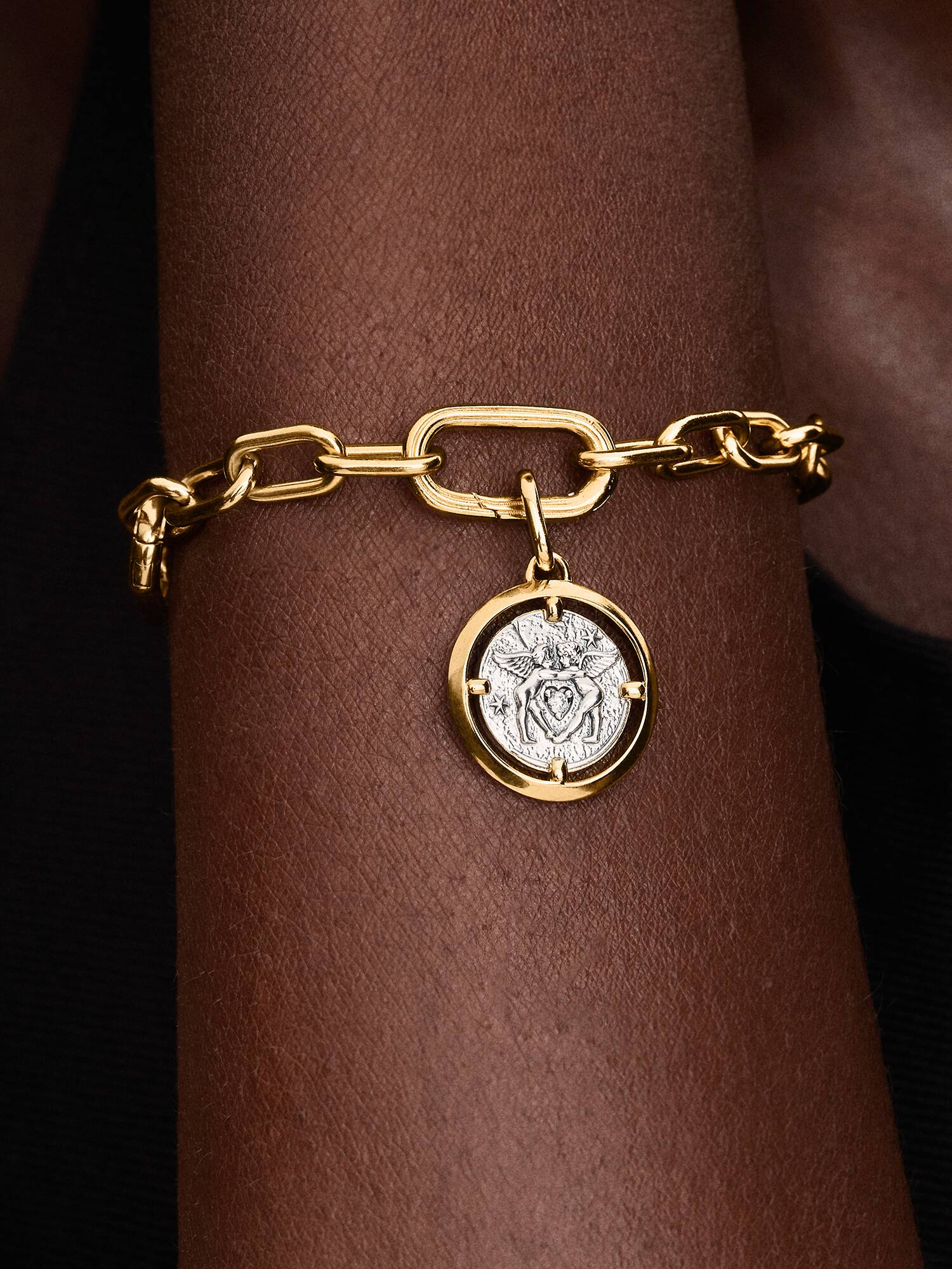 PANDORA TALISMAN | Charm Medallion Cupido 