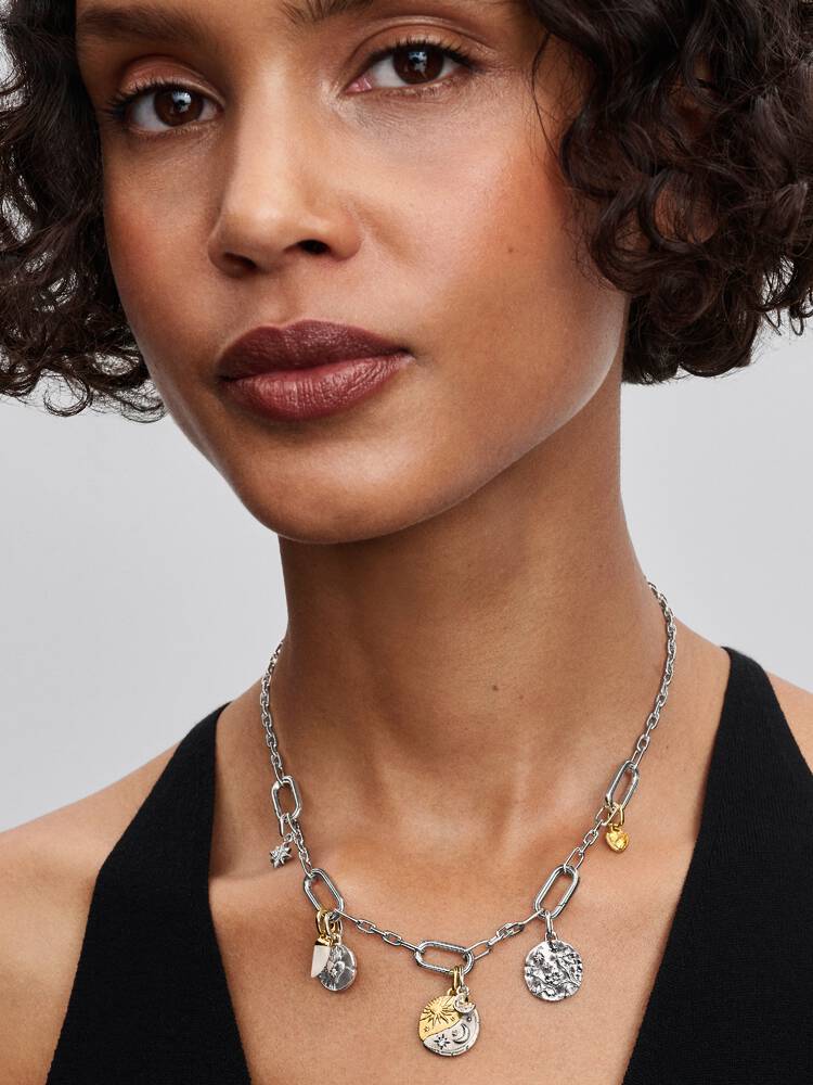 PANDORA TALISMAN | Charm Medallion Sole e Luna 