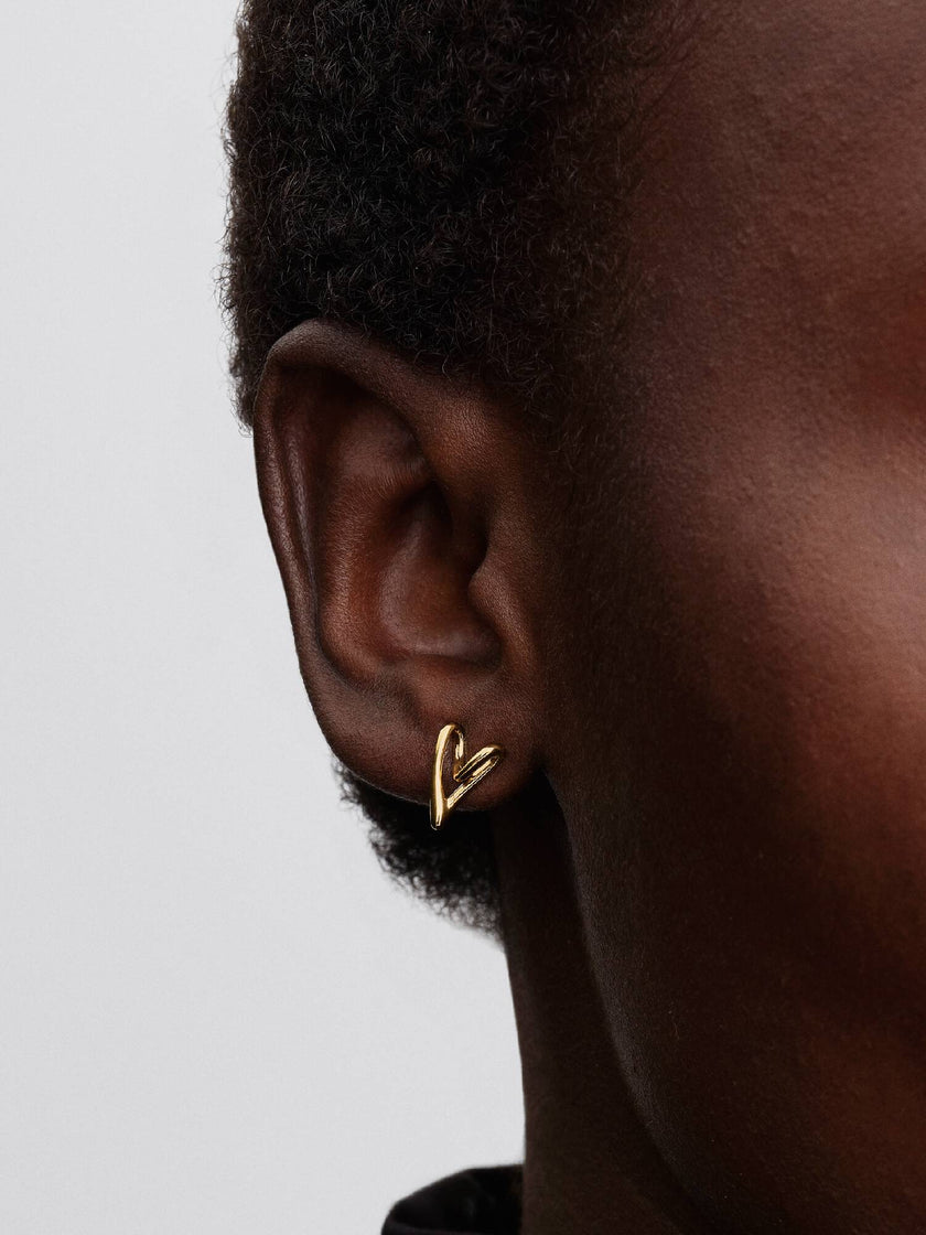 PANDORA ESSENCE | Orecchini Cuore Linea Sinuosa | 264393C00