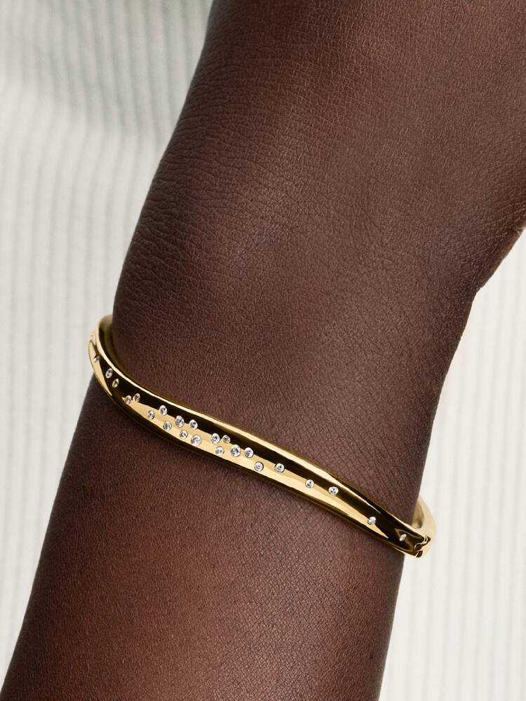PANDORA ESSENCE | Bracciale Linea Sinuosa con Pietre Luminose | 564655C01