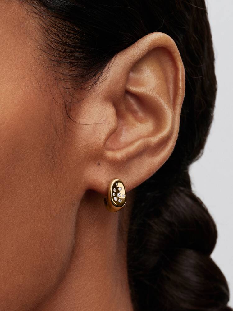 PANDORA ESSENCE | Orecchini Goccia Sinuosa con Pietre Luminose | 264661C01