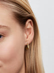 PANDORA ESSENCE | Orecchini Cerchi Linea Sinuosa con Pietre Luminose | 264663C01