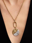 PANDORA TALISMAN | Charm Medallion XL Sole e Luna 
