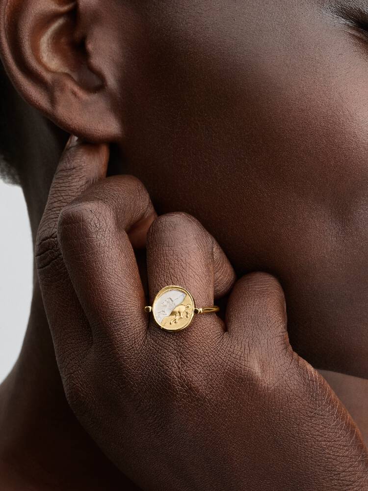 PANDORA TALISMAN | Anello Medallion Pegaso 
