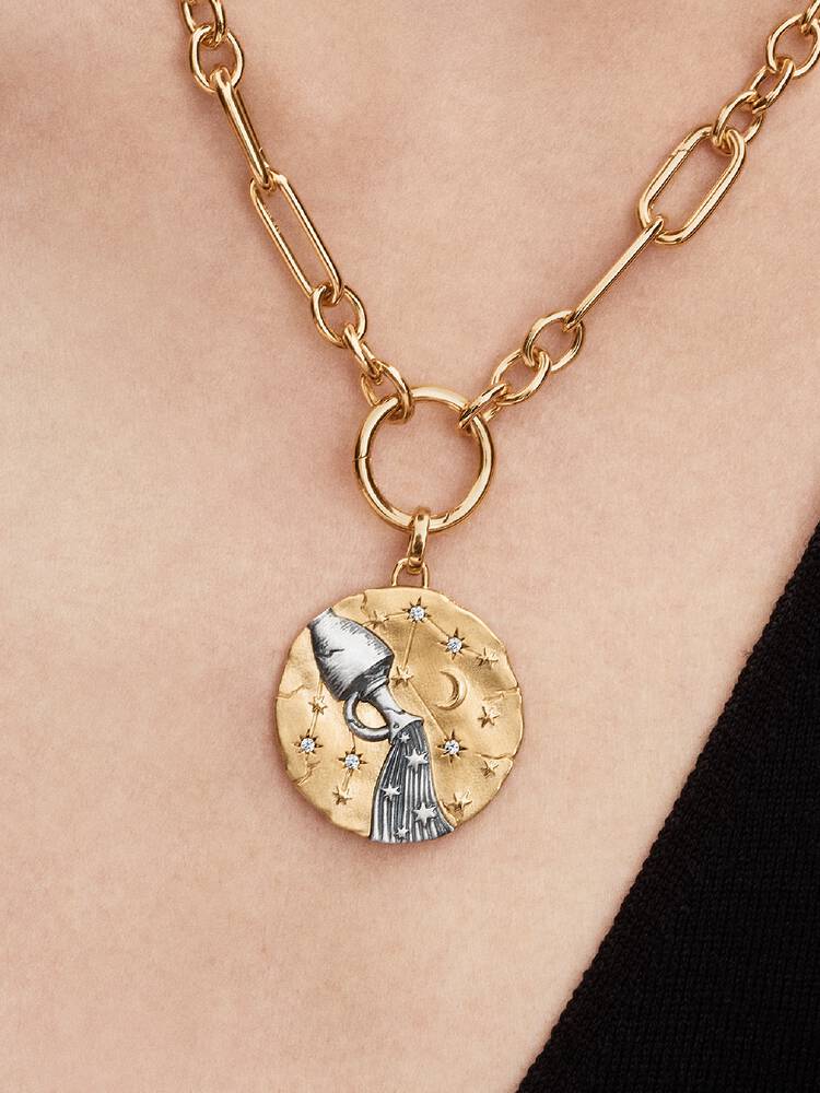 PANDORA TALISMAN | Charm Medallion XL Acquario 