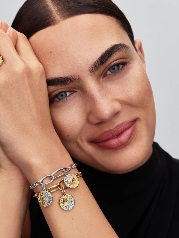 PANDORA TALISMAN | Anello Medallion Sole e Luna 