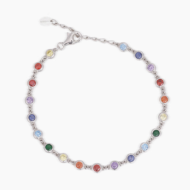 Mabina | Bracciale regolabile con punti luce multicolor RAINBOW | 533332