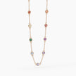 Mabina | Girocollo rosato punti luce multicolor RAINBOW | 553312