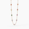 Mabina | Girocollo rosato punti luce multicolor RAINBOW | 553312