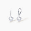 Mabina | Orecchini a monachella con ciondolo a cuore LOVE AFFAIR | 563131