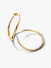 PANDORA ESSENCE | Orecchini Cerchi Aperti 42 mm Linea Sinuosa | 263299C00