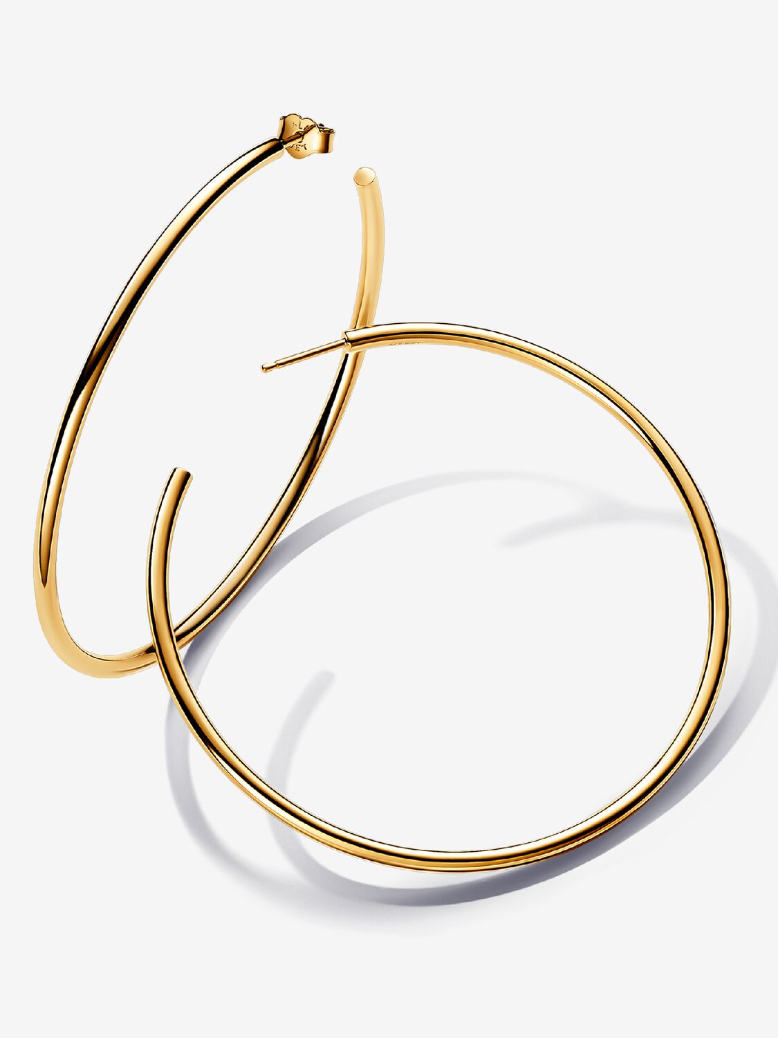 PANDORA ESSENCE | Orecchini Cerchi Aperti 65mm Placcatura in Oro 14k | 263312C00