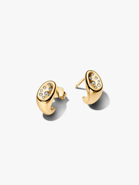 PANDORA ESSENCE | Orecchini Goccia Sinuosa con Pietre Luminose | 264661C01