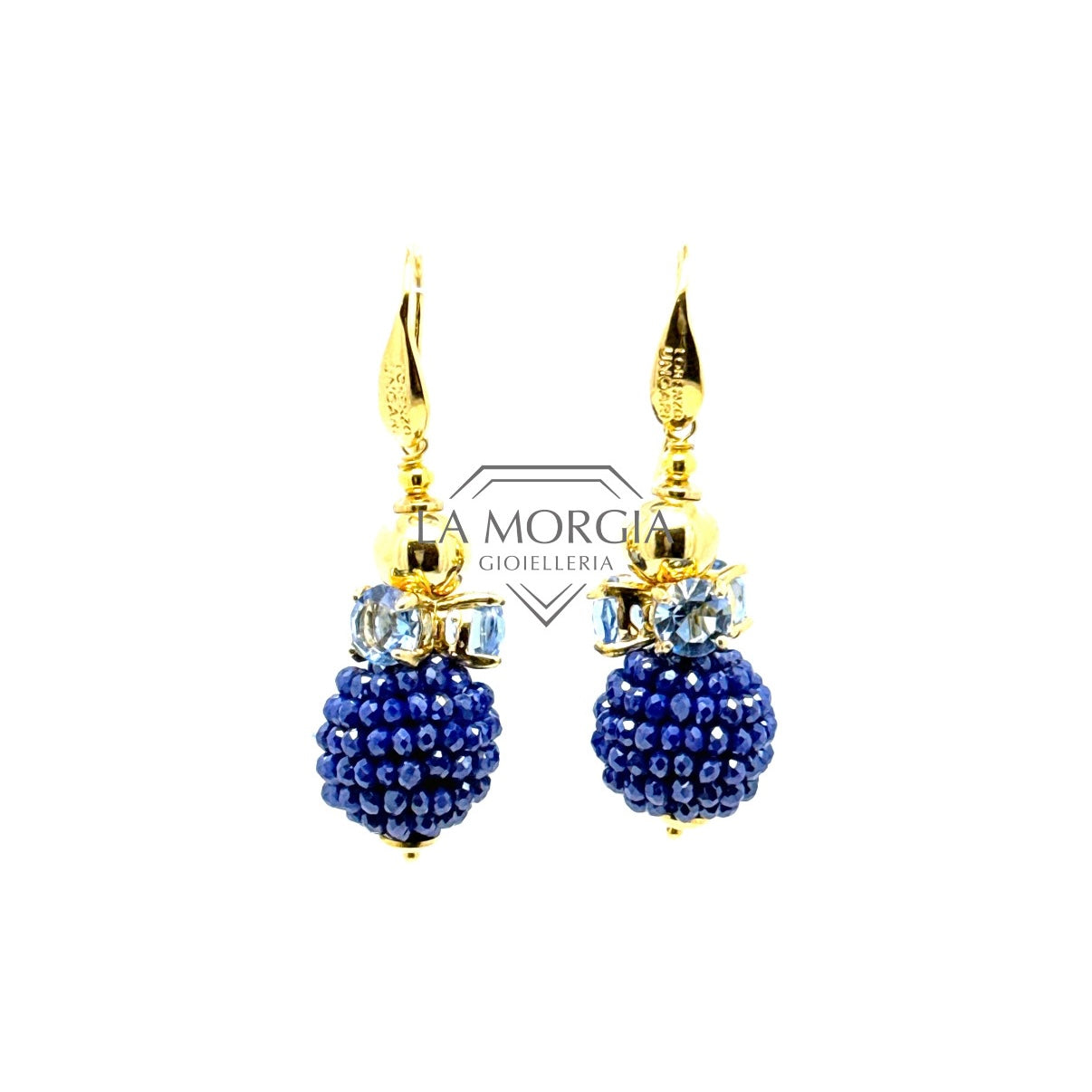 UNGARI | Orecchini Col. Azzurro Blu | LE MORE OR 001