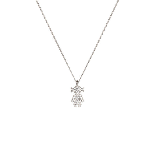 CRIVELLI | Easy Girocollo bimba micro oro e diamanti | 79455c