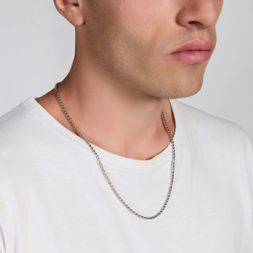 UNOAERRE UOMO | Collana catena spiga | 6791