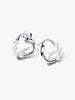 PANDORA ESSENCE | Orecchini Linea Sinuosa Circolare con Perle d'Acqua Dolce Coltivate | 293276C01