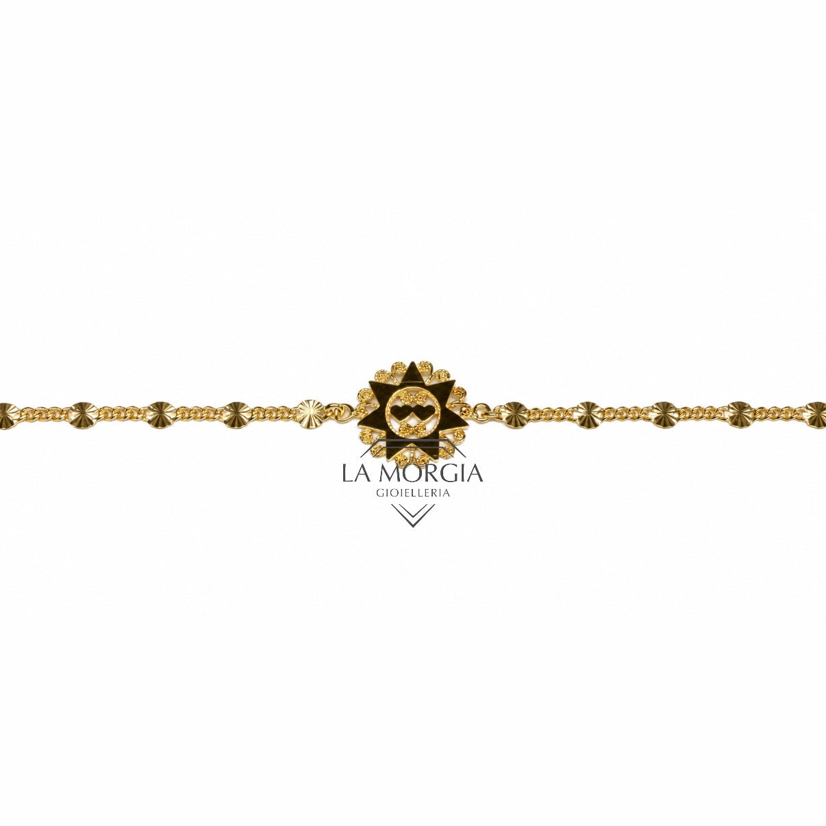 PRESENTOSA | Bracciale Argento Dorato 925‰ diam. 1,5 cm | BR P02DCG