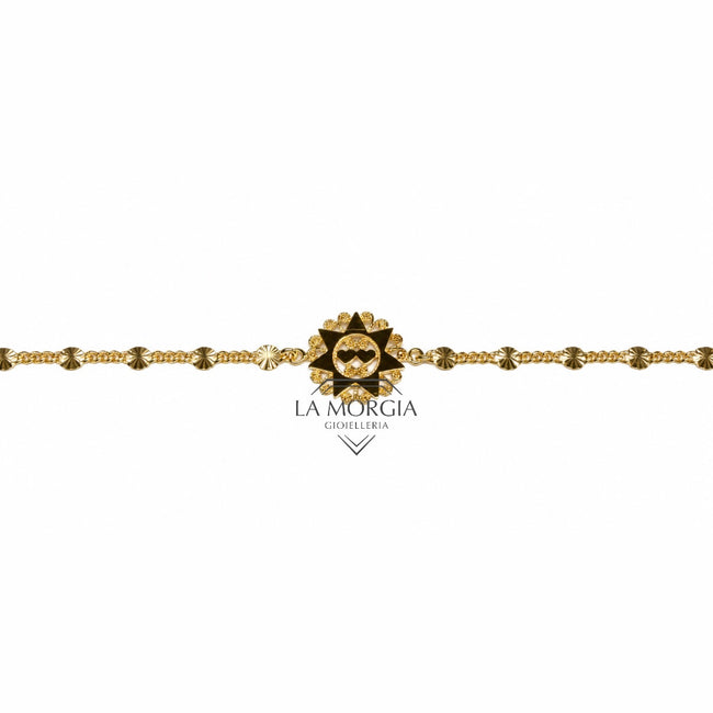 PRESENTOSA | Bracciale Argento Dorato 925‰ diam. 1,5 cm | BR P02DCG