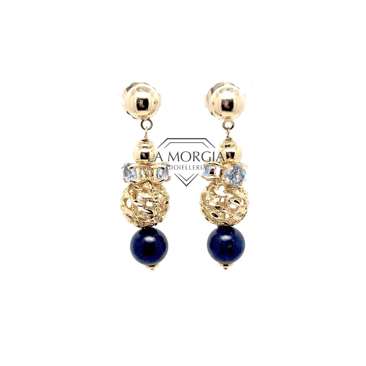 UNGARI | Orecchini Col. Azzurro e Blu | SCIANELLE OR 002