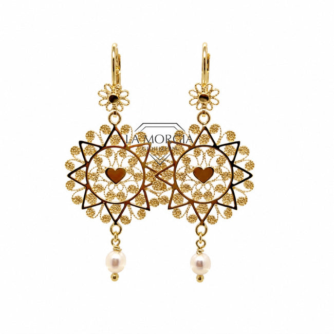 PRESENTOSA | Orecchini Argento Dorato 925‰ diam. 2,4 cm | OR PT02PG