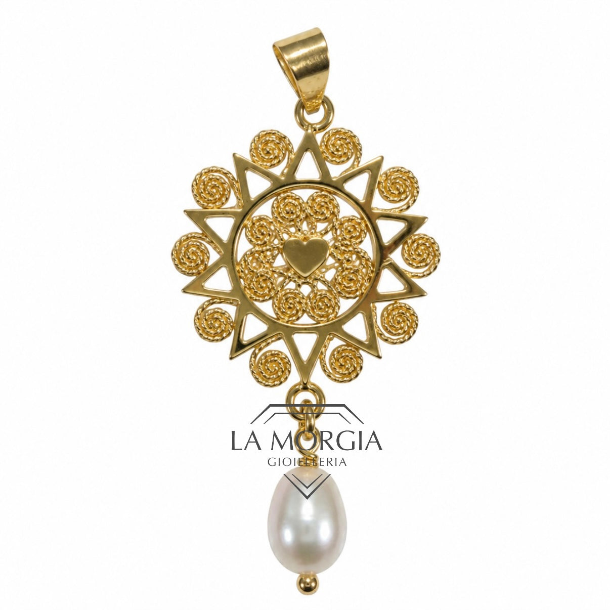 PRESENTOSA | Ciondolo Argento Dorato 925‰ diam. 1,9 cm | CI PT01PG