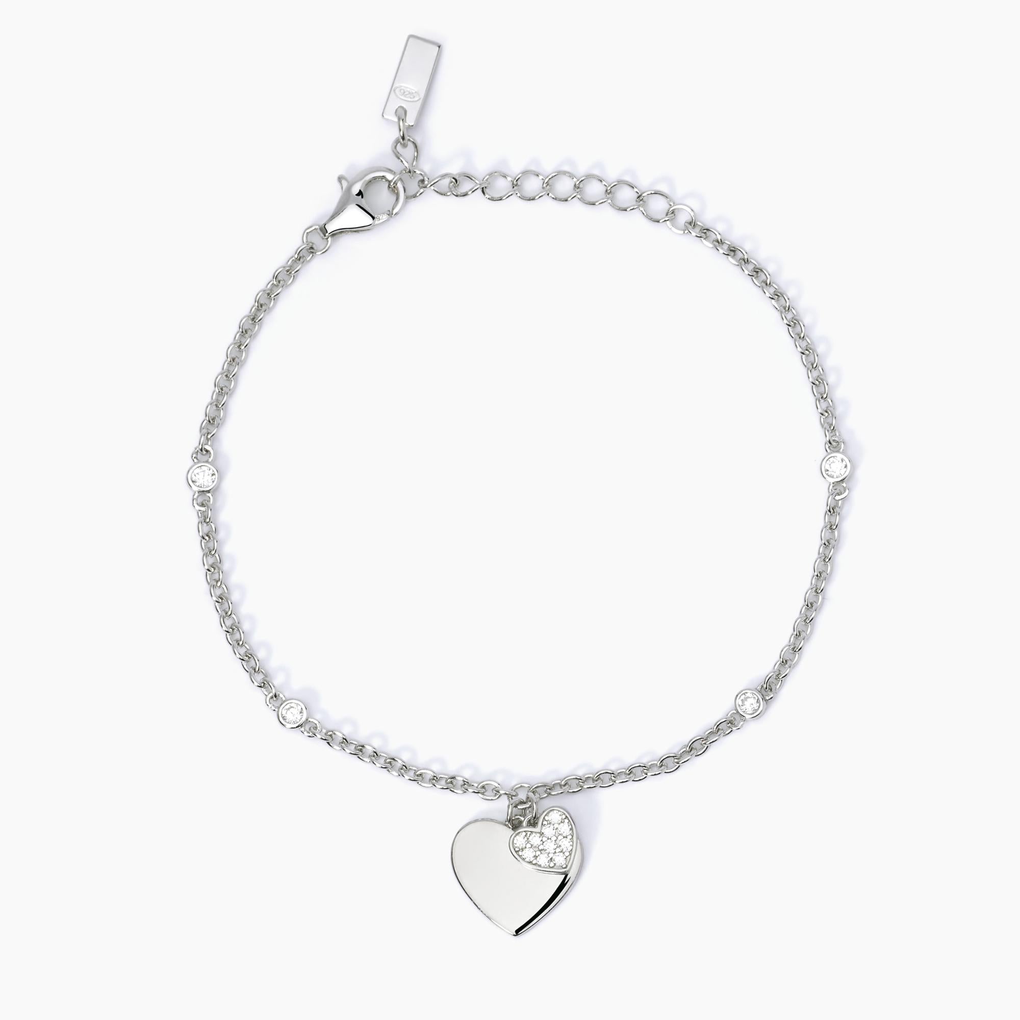 Mabina | Bracciale con ciondolo cuore SOLO TUO | 533637